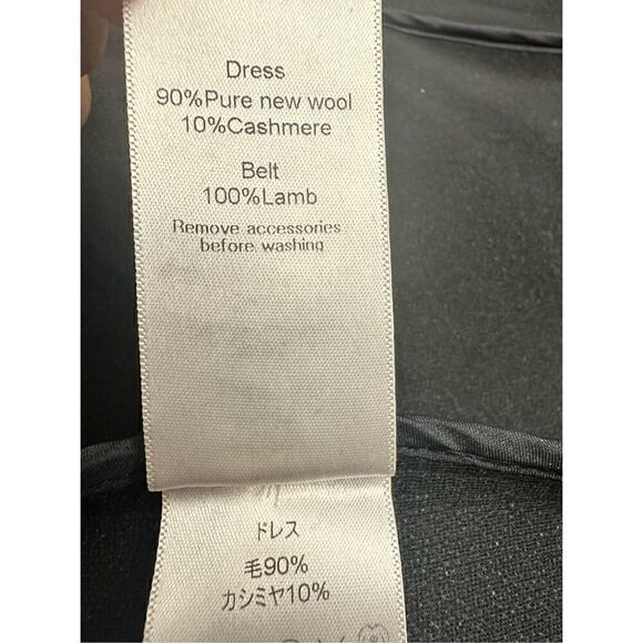 CELINE Paris Modele Depose Wool 90% , Cashmere 10%  Midi Skirt Size: EU 40, US M - Picture 8 of 8